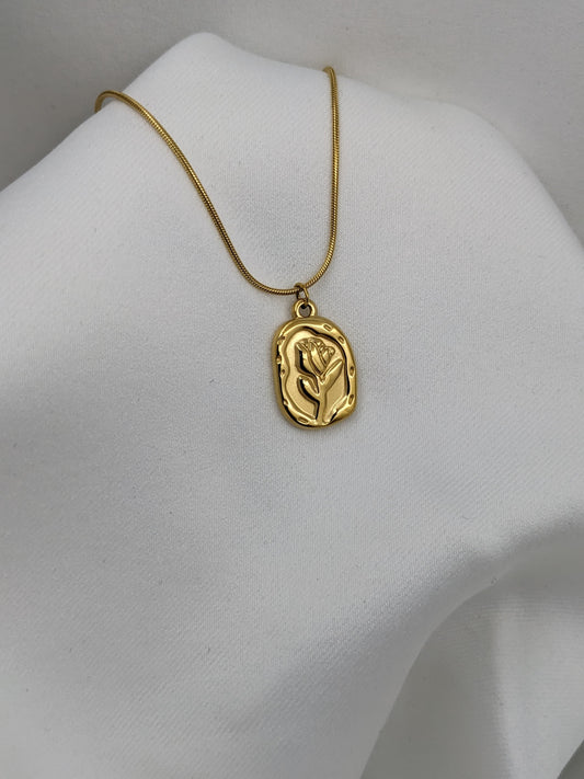 Golden Eternal Bloom Necklace