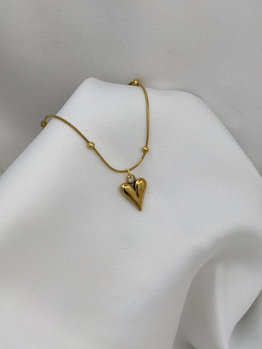 Tapered Heart Necklace