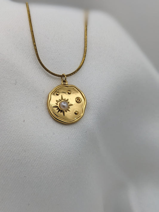 Celestial Disc Necklace