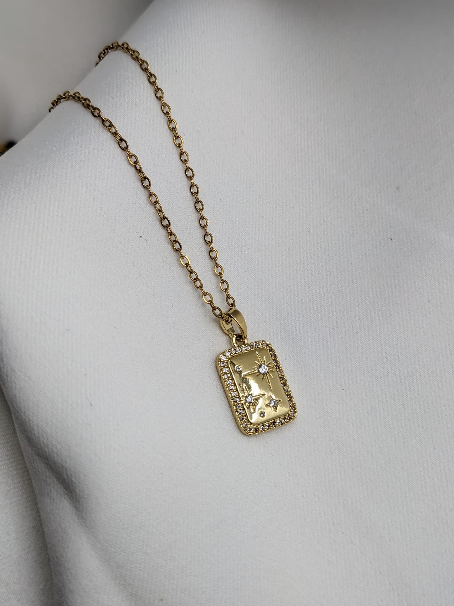 Stardust Medallion Necklace