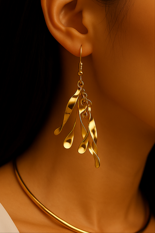 Swirls Statement Earrings