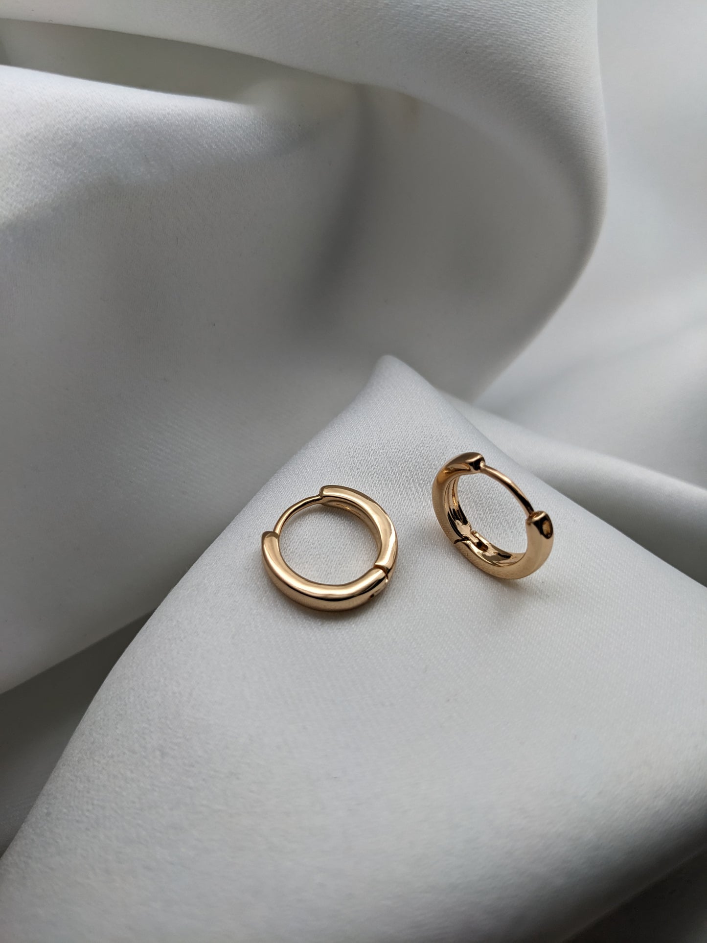 Basic Rose Gold Hoops