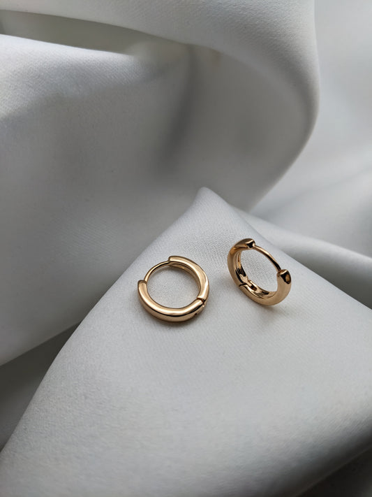 Basic Rose Gold Hoops