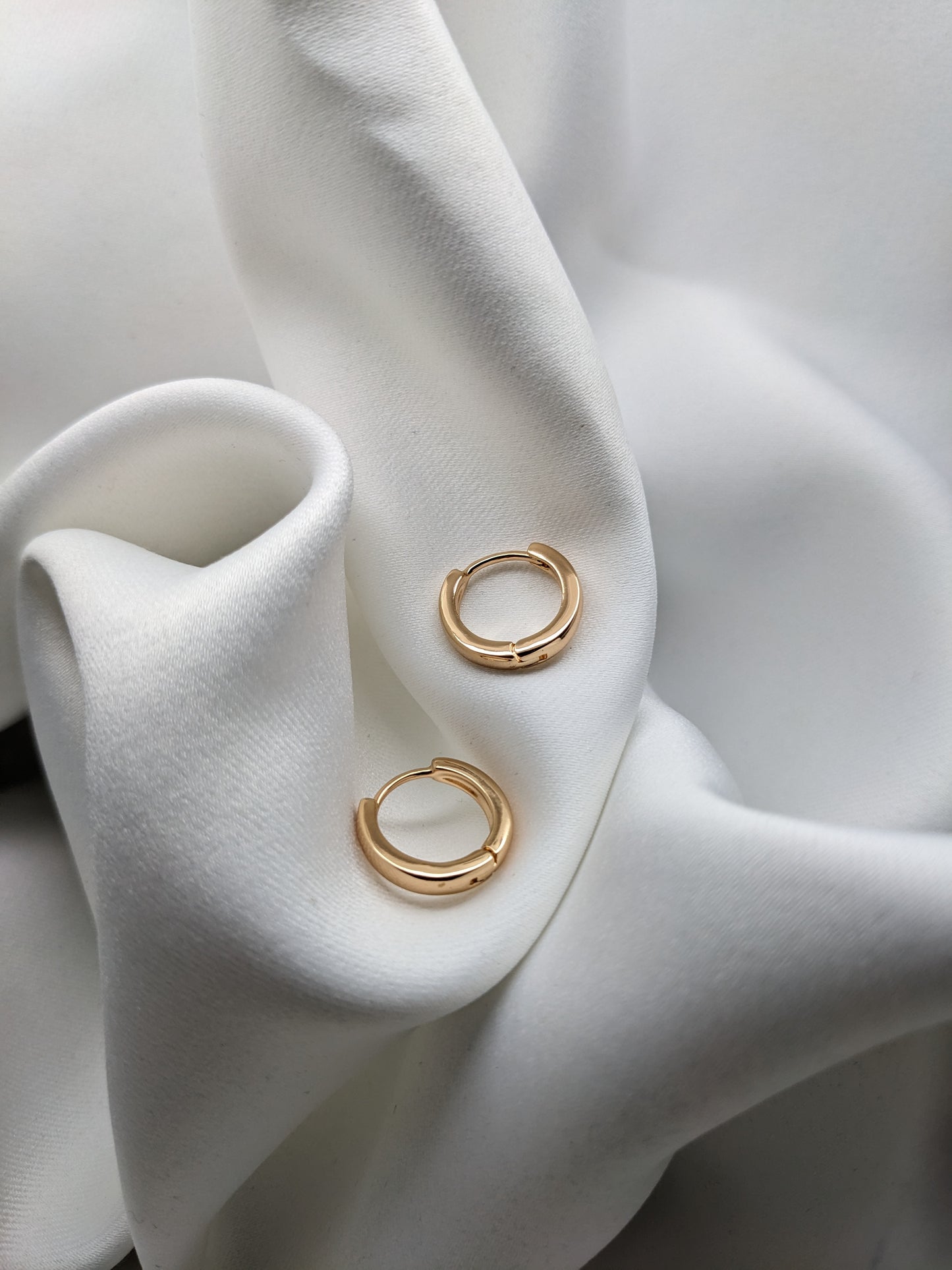 Basic Rose Gold Hoops