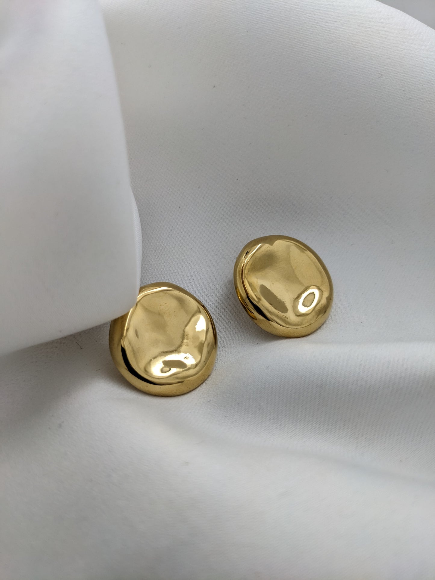 Golded Blob Earrings