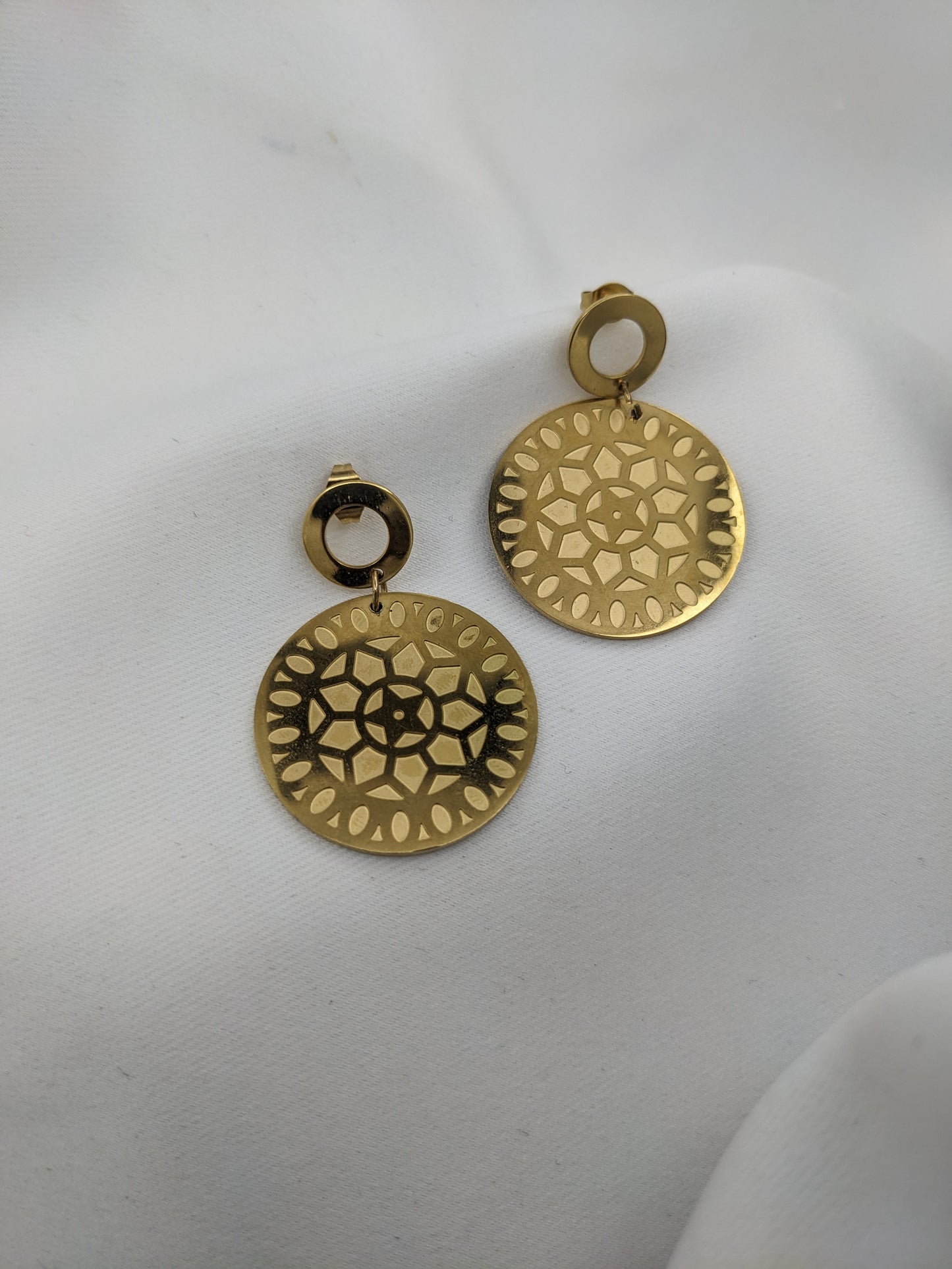 Aurora Disc Earrings