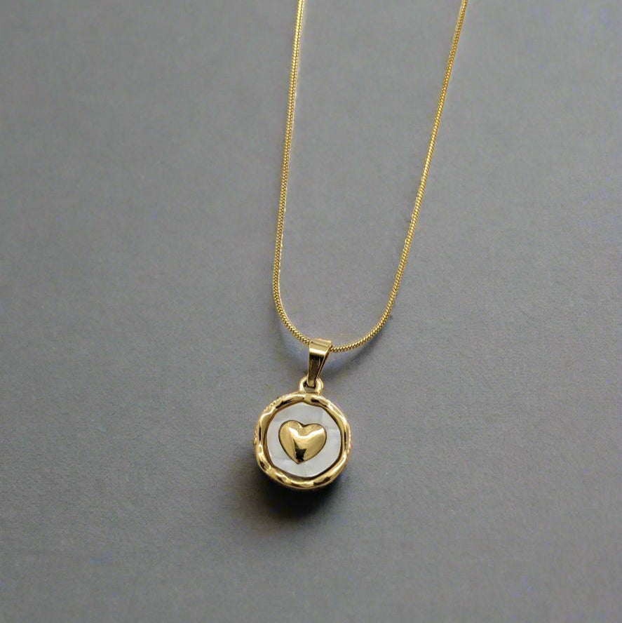 Lustre Heart Necklace