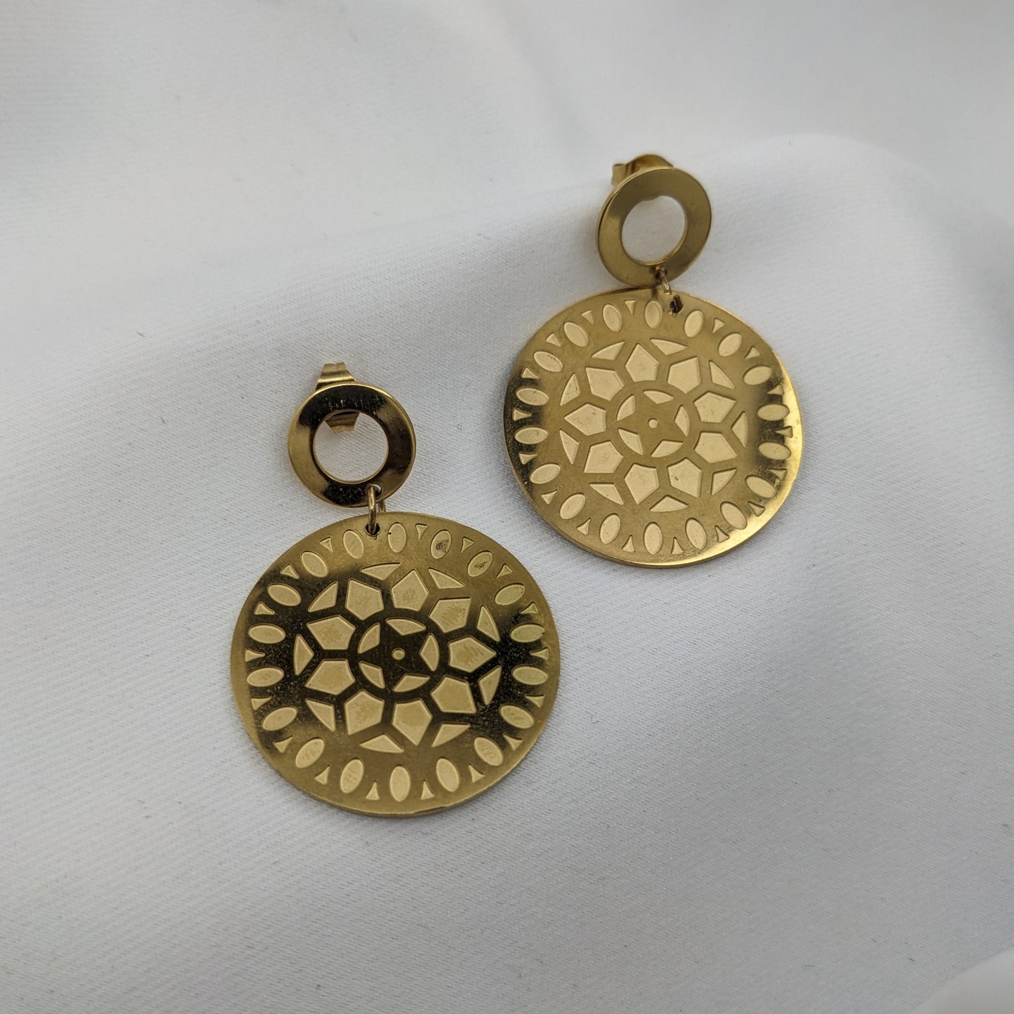 Aurora Disc Earrings