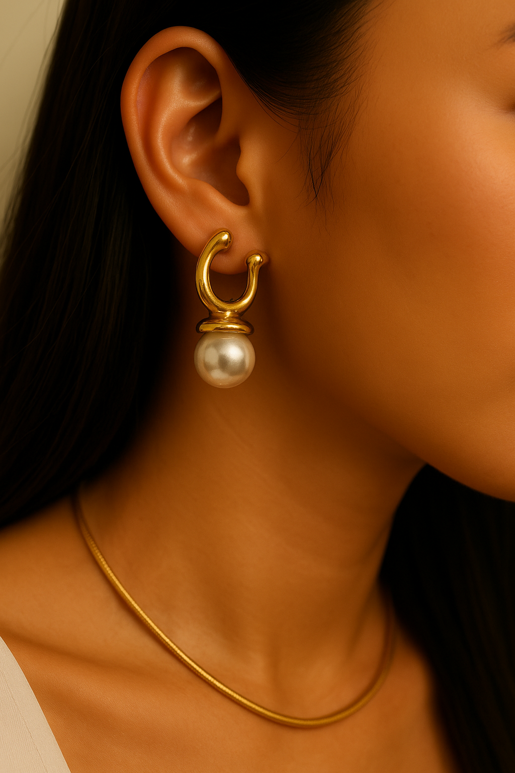 Orbit Pearl Earrings