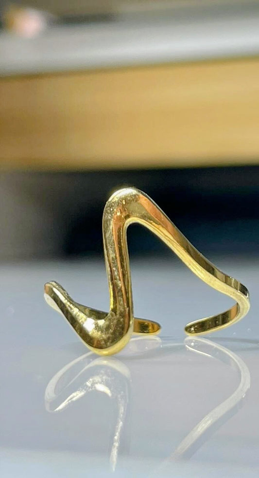 Heartbeat Adjustable Ring