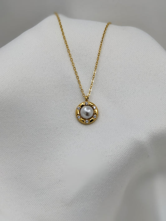 Pearl Halo Necklace
