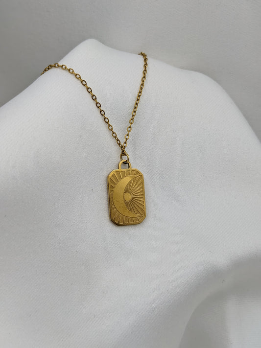Sun Moon Talisman Necklace