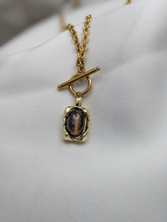 Brown Stone Necklace