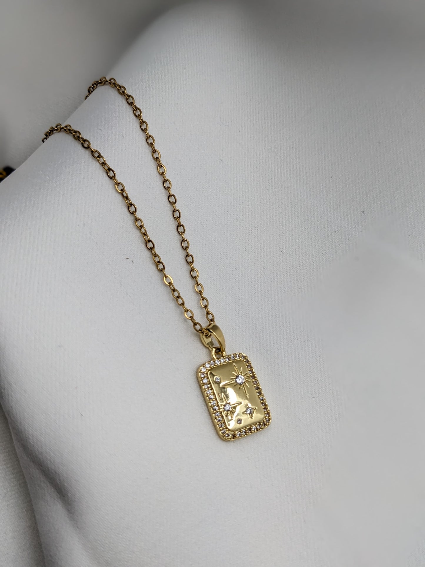 Stardust Medallion Necklace