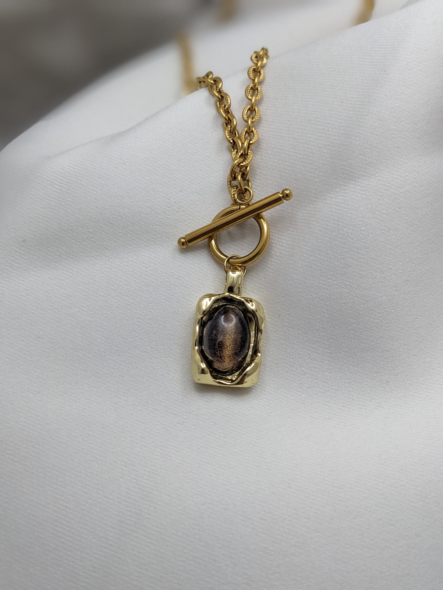Brown Stone Necklace