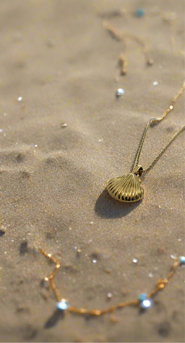 Golden Shell Necklace