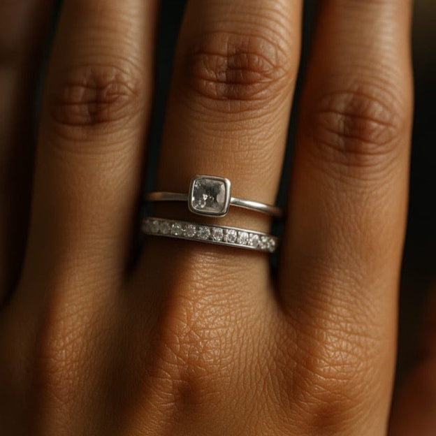 Silver Serenity Ring