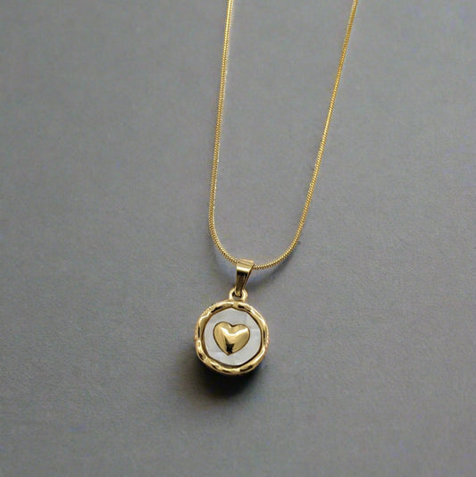 Lustre Heart Necklace