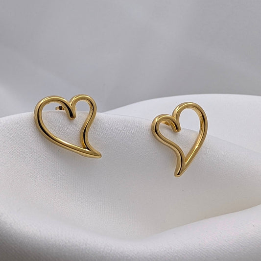 Halo Heart Earrings