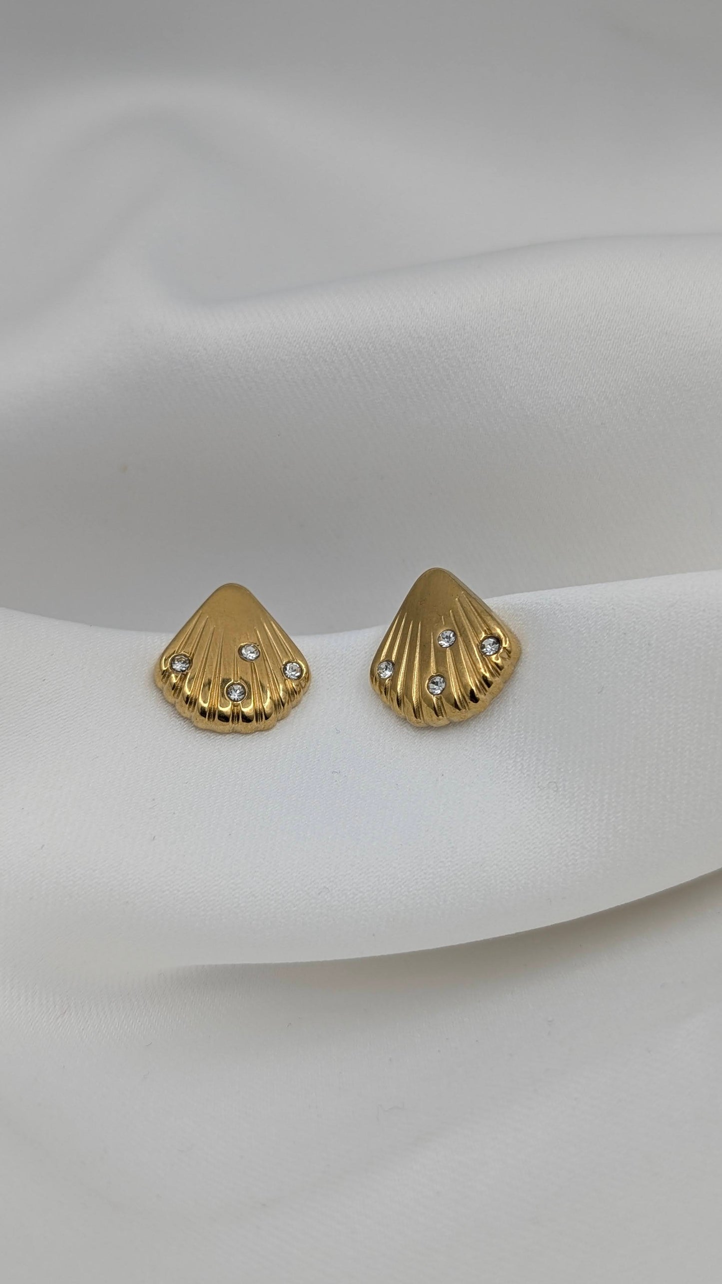 Studded Shell Earrings