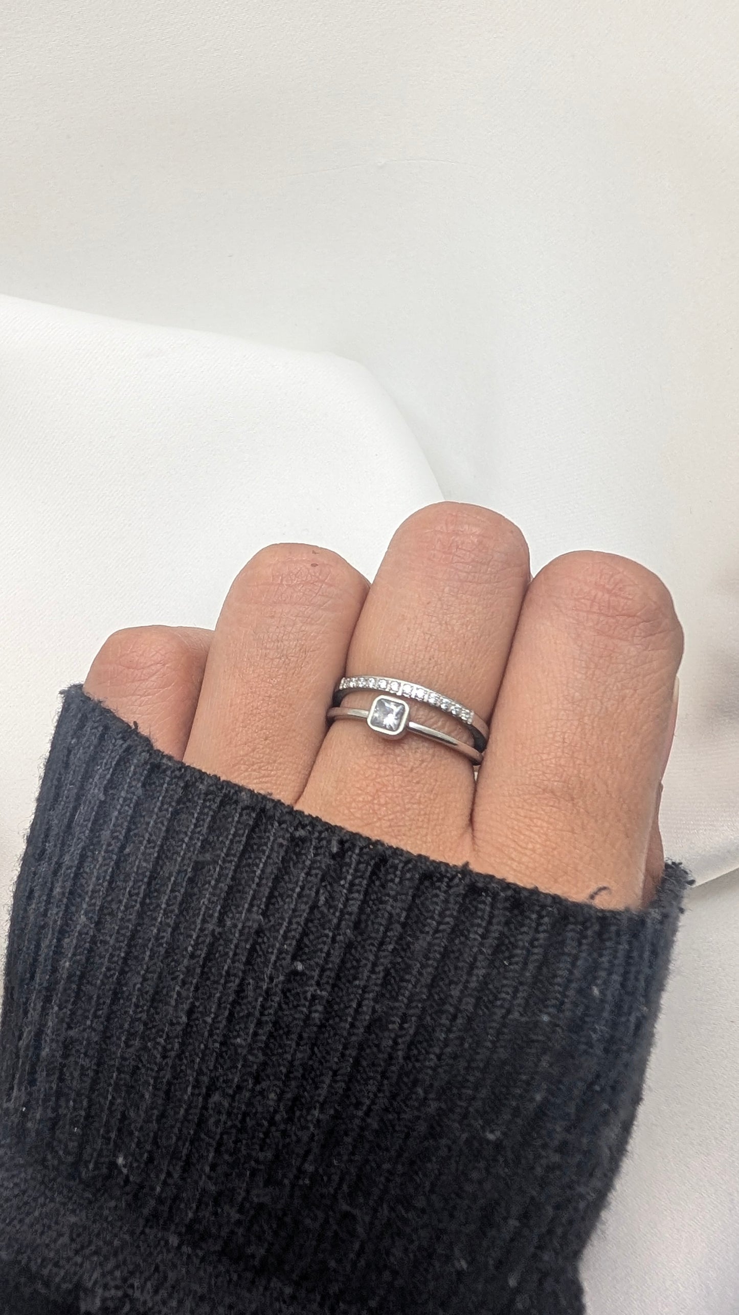 Silver Serenity Ring