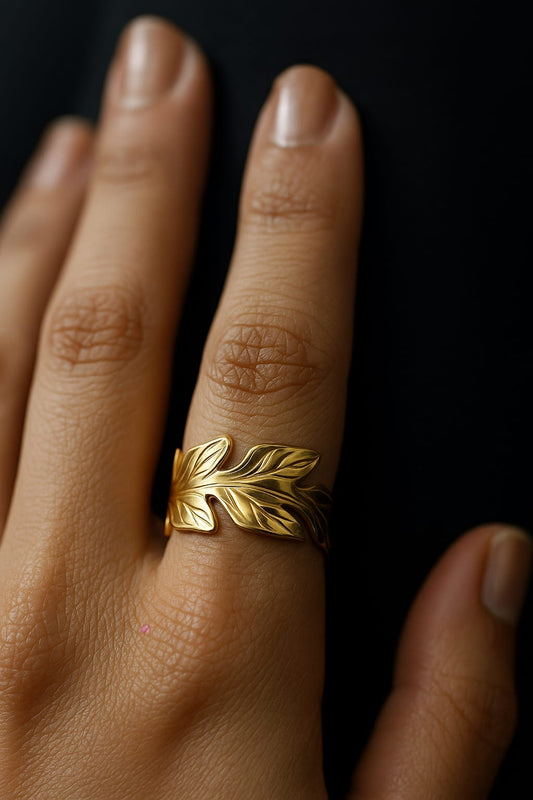 Harmony leaf ring